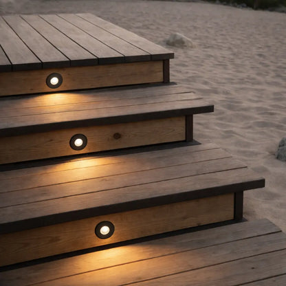 VOLAR 24V 3W Exterior LED Inground Light - Black