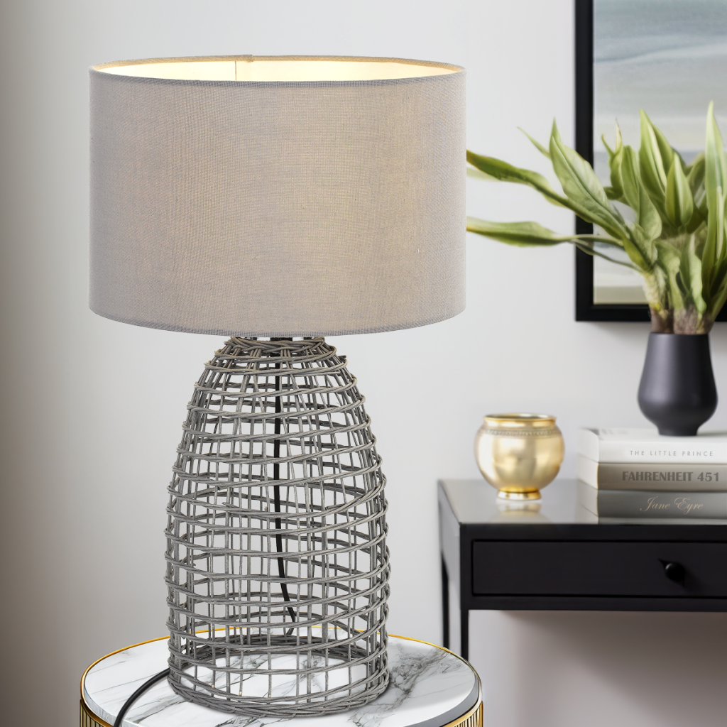 BAYZ 40CM Table Lamp Large - Grey