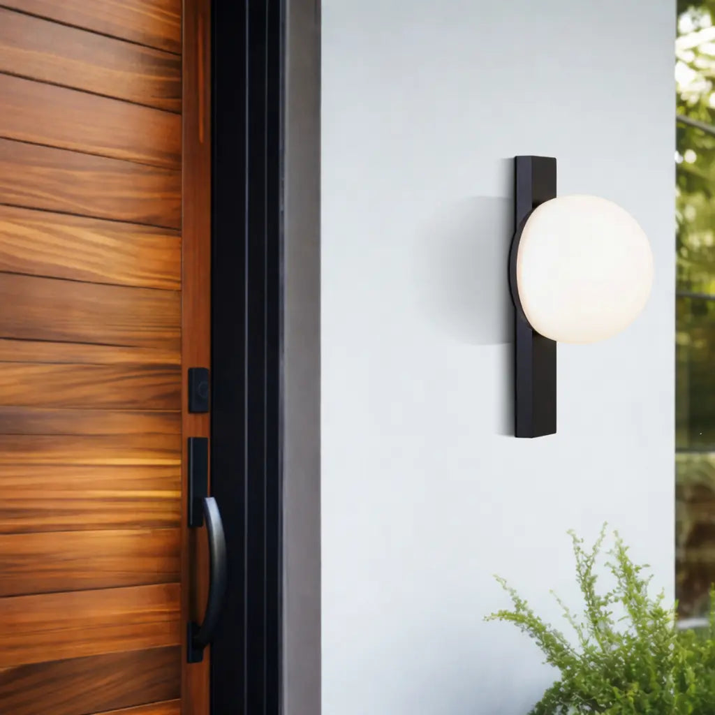 BERNAY Exterior LED Wall Light - Black