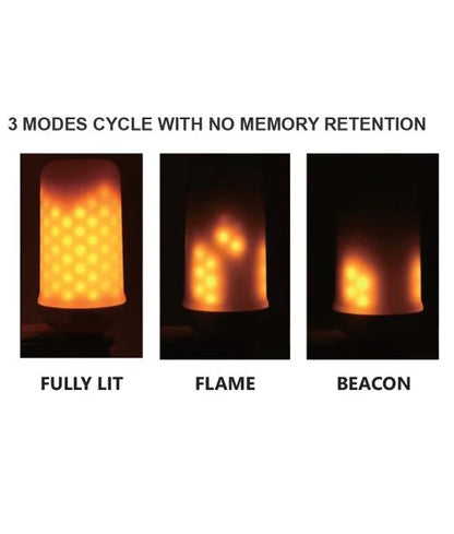 CHAMA: LED Decorative Flame Effect Globes (5W) - Options: ES (E27)
