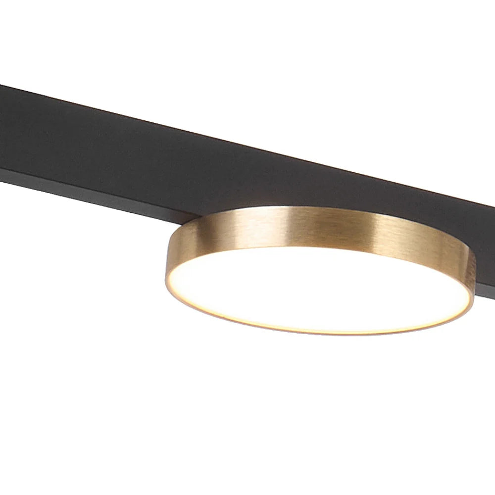 FORDO 180CM Linear Pendant Light - Black