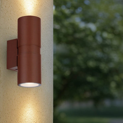 SARNEL Up-Down Exterior Wall Light - Corten