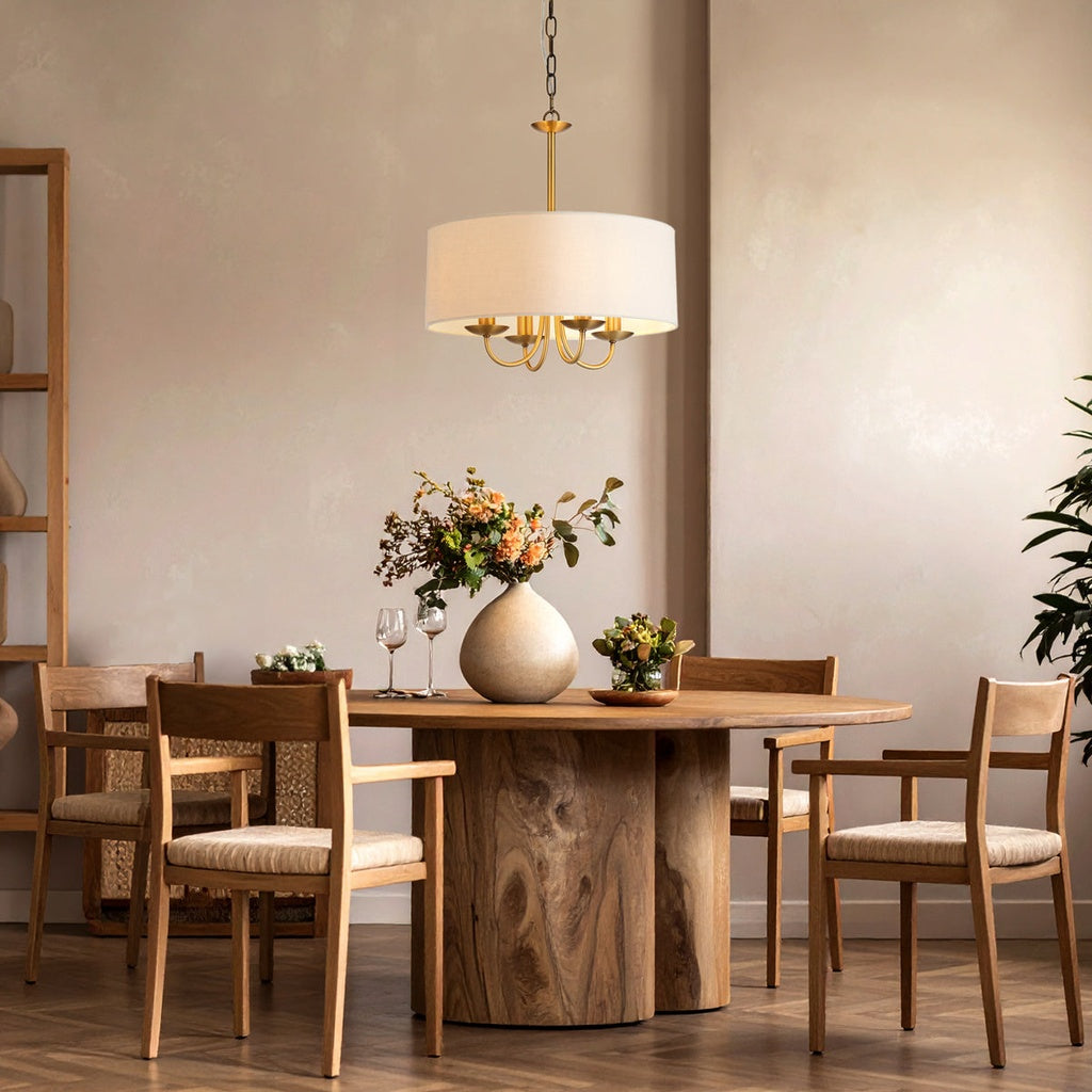 SHIRON 4 Pendant Light Small - Brass