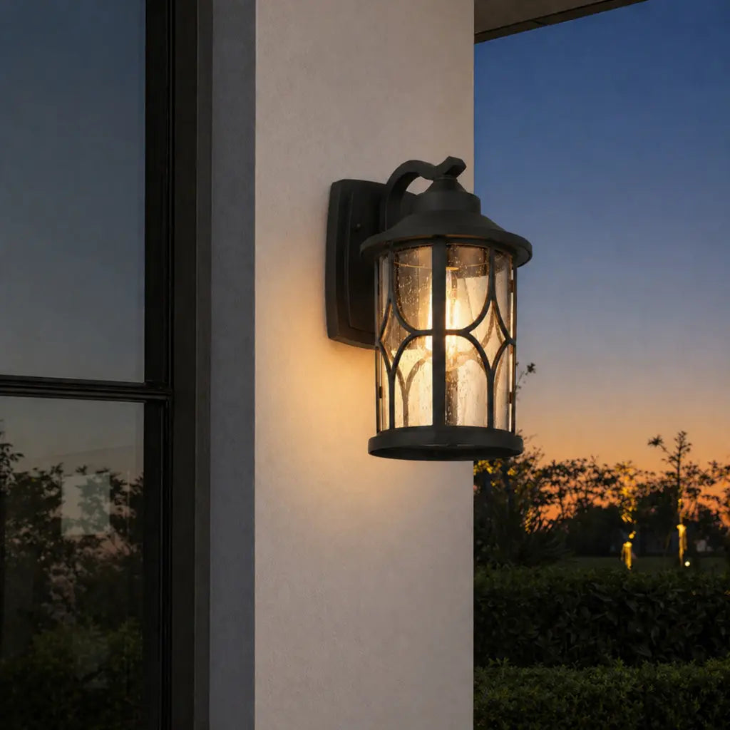 LENORE Exterior LED Wall Light Small - Black