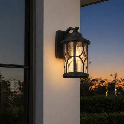 LENORE Exterior LED Wall Light Small - Black