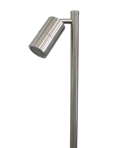 MR16 Garden Spike Lights Single Adjustable IP65 - Stainless Steel 316 Grade