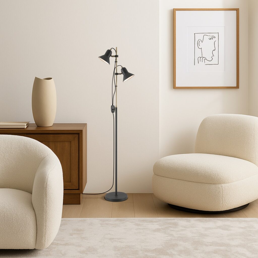 CORELLI Floor Lamp - Dark Grey