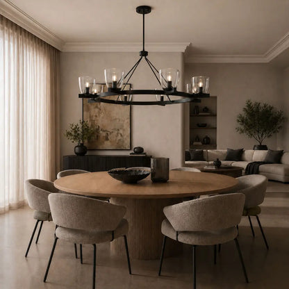 RADAM 8 Pendant Light - Black