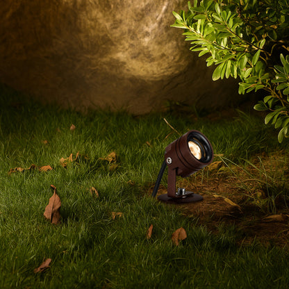 RILTO 24V Exterior LED Spike Spotlight - Corten
