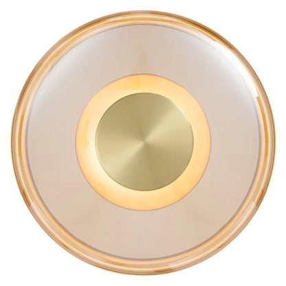 AMITY LED Wall Light - Brass Matt/Amber