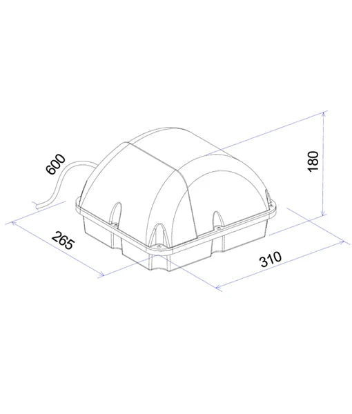 LED Exterior Bulkhead Light IP65 IK10