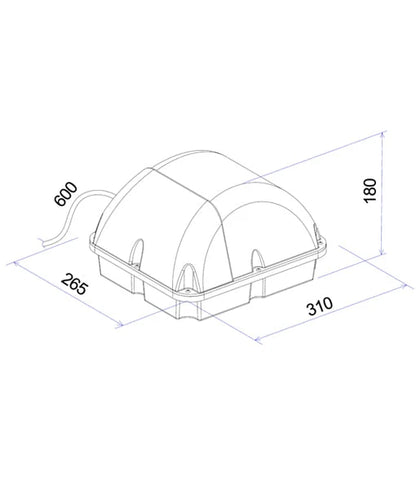 LED Exterior Bulkhead Light IP65 IK10