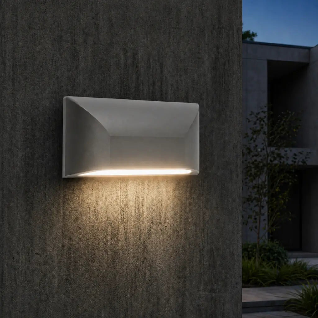 BLOC Exterior LED Wall Light - Grey