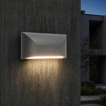 BLOC Exterior LED Wall Light - Grey