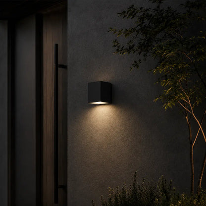 LORSA Single Exterior LED Wall Light - Black