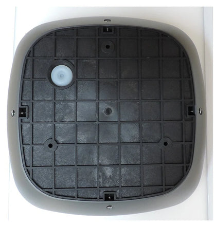 DOCCIA: Exterior LED Round Wall / Ceiling Lights IP65 - Dark Grey