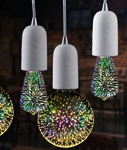 SPECTRA: ST57 LED Firework Effect Decorative Globes (4W) - Options: BC Pear 4W