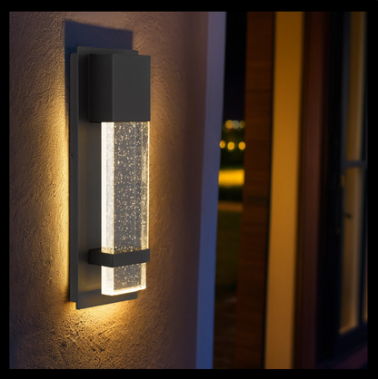 ESTRADA Exterior LED Wall Light - Black