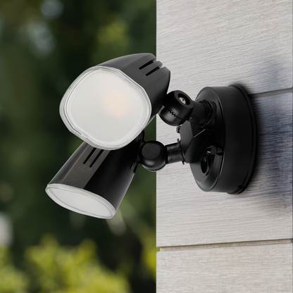 CLARION Twin Exterior LED Spotlight - Black