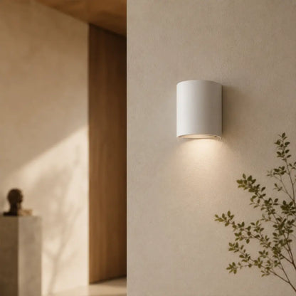 MIRO Single Exterior Wall Light - White