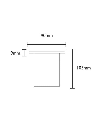 MR16 Grilled Inground Up Light IP67 (Small Faceplate)