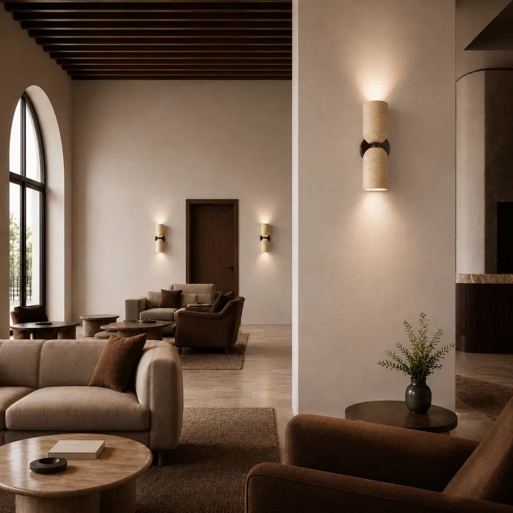 KARIO Twin Wall Light - Beige
