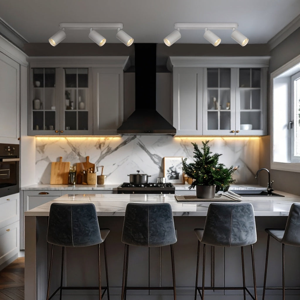 PICARD 3 Light Ceiling Spotlight - White
