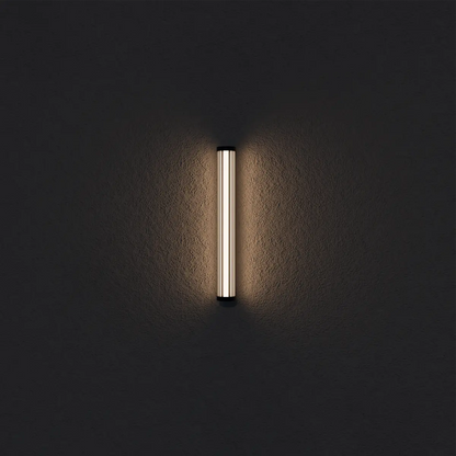 Calibo Junco Vertical Slimline Tubular 3CCT LED Exterior Wall Light - Medium