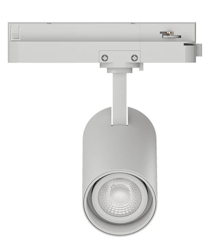 3 Wire 1 Circuit LED Tri-CCT Dimmable Track Head Fitting - White