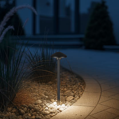 SCAPE 24V Exterior LED Post Spike Light - Black