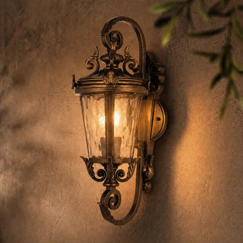 PEDRAL 18CM Exterior Wall Light Small - Bronze