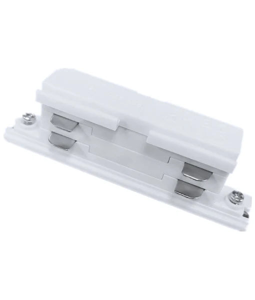 4 Wire 3 Circuit Universal Tracks, Connectors, End Cap & Live End - Connector Mini Straight BLACK