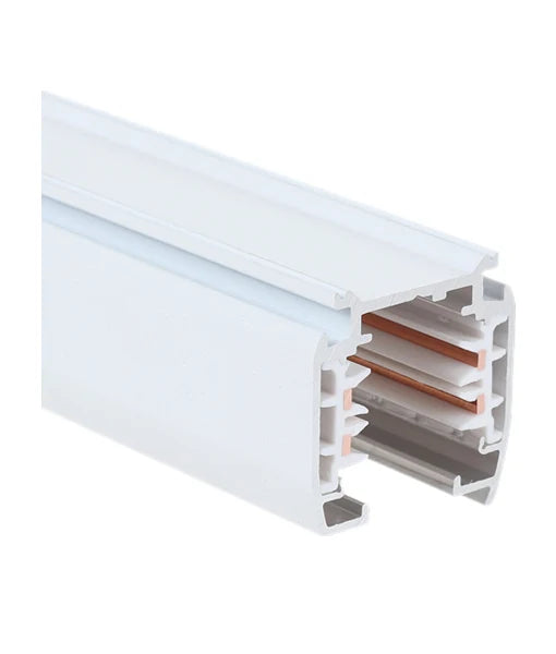 4 Wire 3 Circuit Universal Tracks, Connectors, End Cap & Live End - Track 2m WHITE