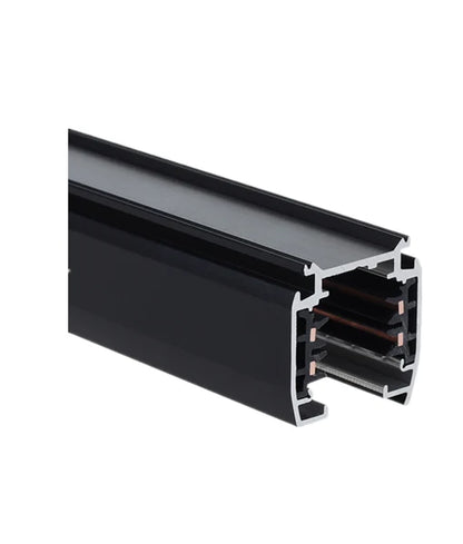 4 Wire 3 Circuit Universal Tracks, Connectors, End Cap & Live End - Track 2m WHITE/BLACK