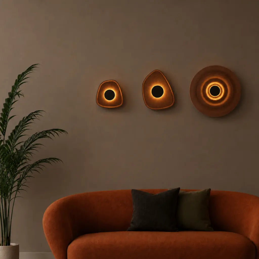 NIRO LED Wall Light - Brown/Black