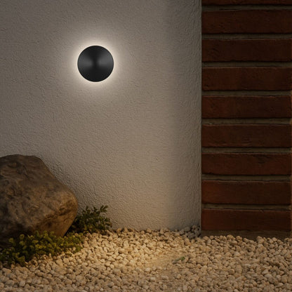 SHEA 24V Exterior LED Wall Light - Black