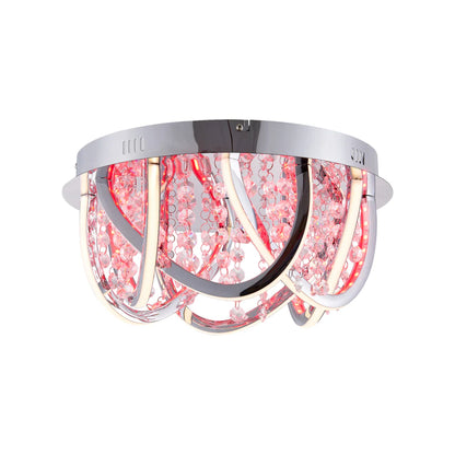 LUXIA 38CM Pendant Light Round - Chrome