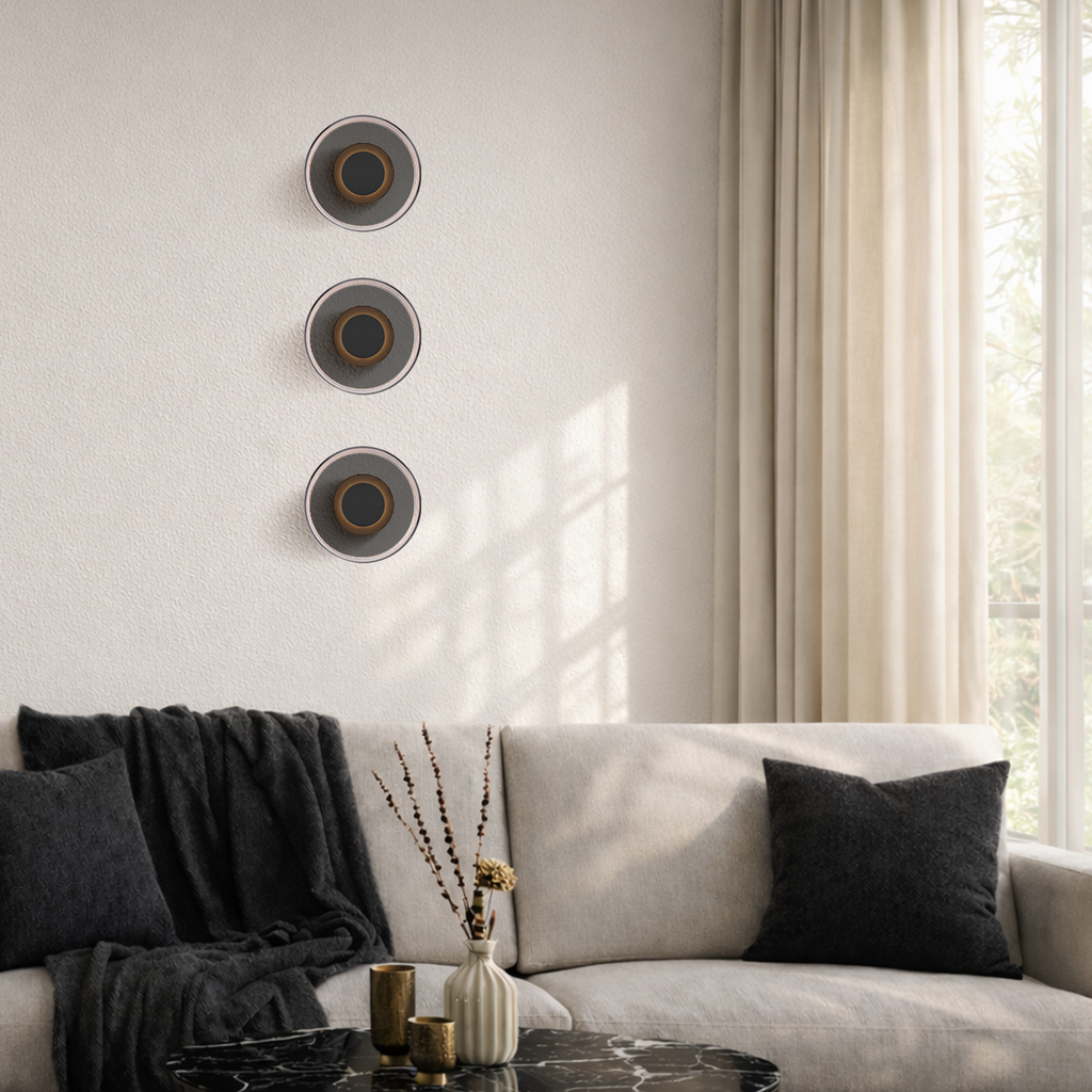AMITY LED Wall Light - Black/Smoke