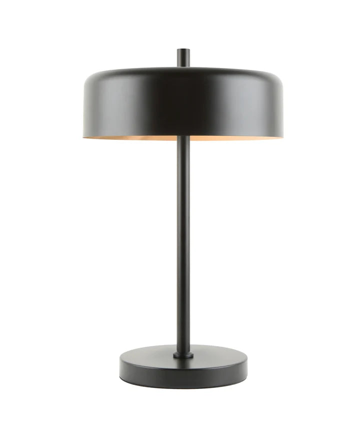 KELLO: Interior Drum Shade Table Lamp - Black