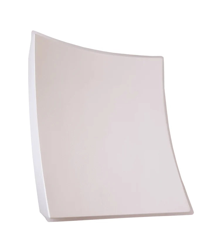 CRISTAL: LED Tri-CCT Exterior Curved Square Wall Lights IP65 - White