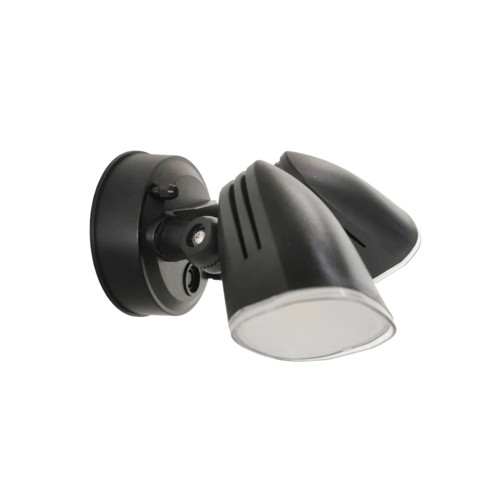 CLARION Twin Exterior LED Spotlight - Black
