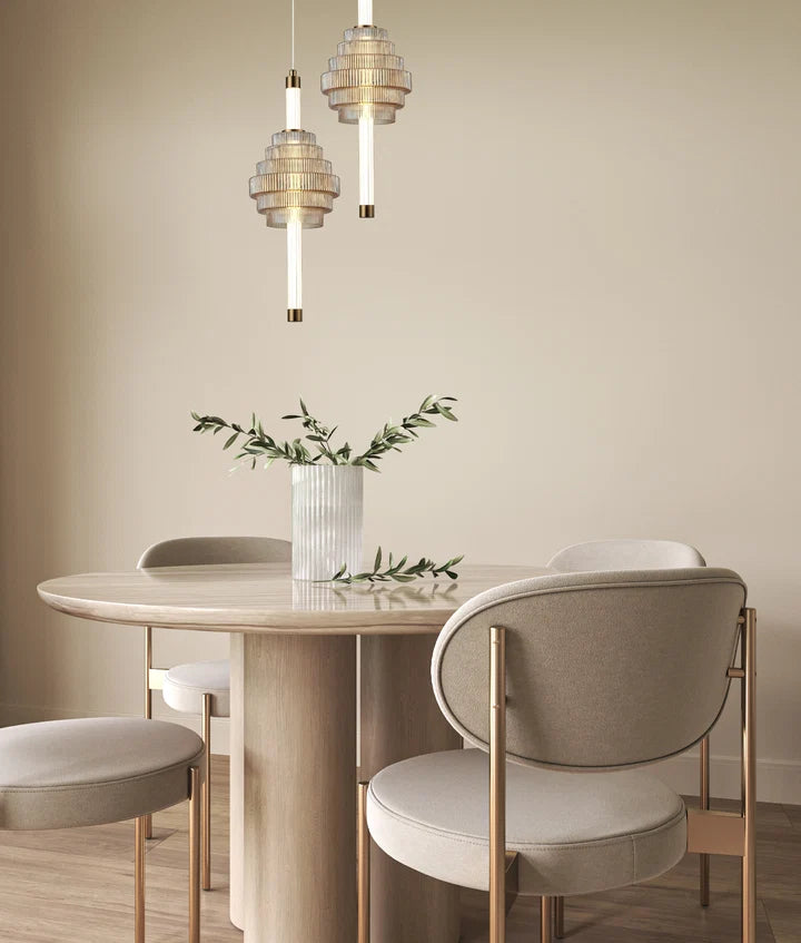 WAND: Interior LED Tri-CCT Spinning Top Pendant Lights IP20 - Amber