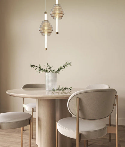 WAND: Interior LED Tri-CCT Spinning Top Pendant Lights IP20 - Amber
