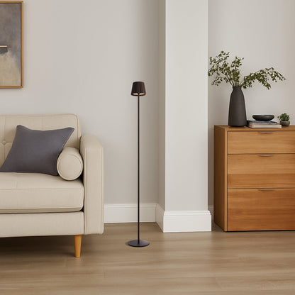 MINDY LED Rechargeable Floor Lamp - Brown