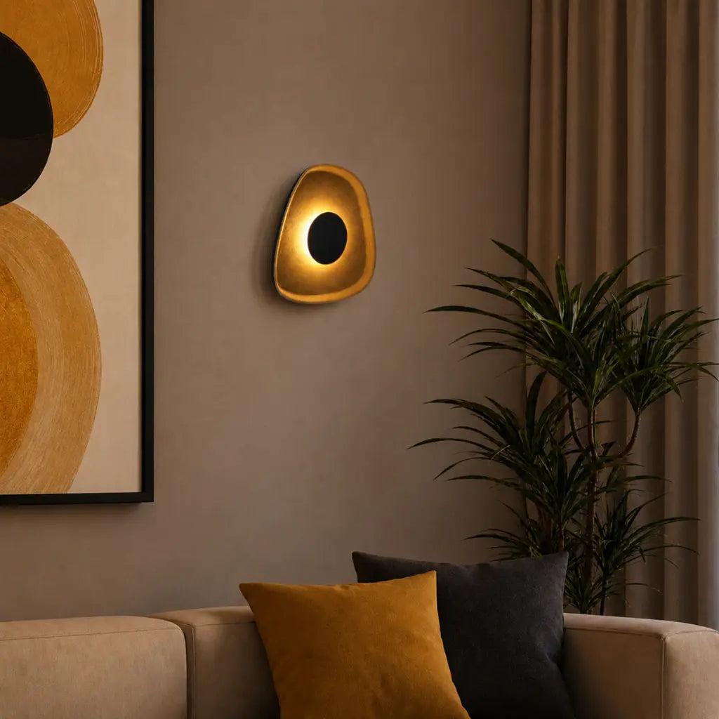MORO LED Wall Light - Orange/Grey