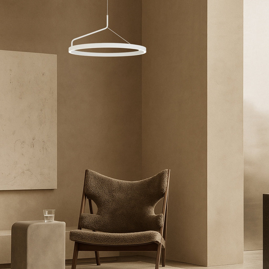 TRUVON 60CM Pendant Light - White