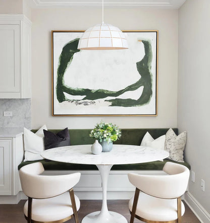 ARMIS7: Retro Tiled Dome Shape Pendant Lights - Matte White