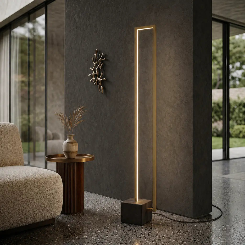 MODRIC Floor Lamp - Black/Gold