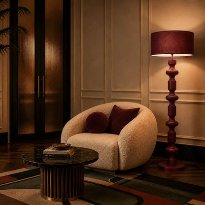 MUSE Floor Lamp - Burgundy