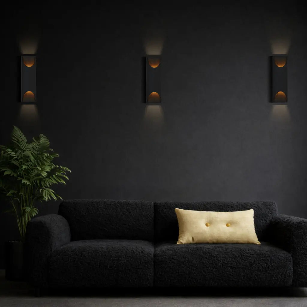 MAZAL Gypsum Indoor Wall Light - Black
